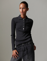 Murphy Pullover Dark Grey Melange Gensere