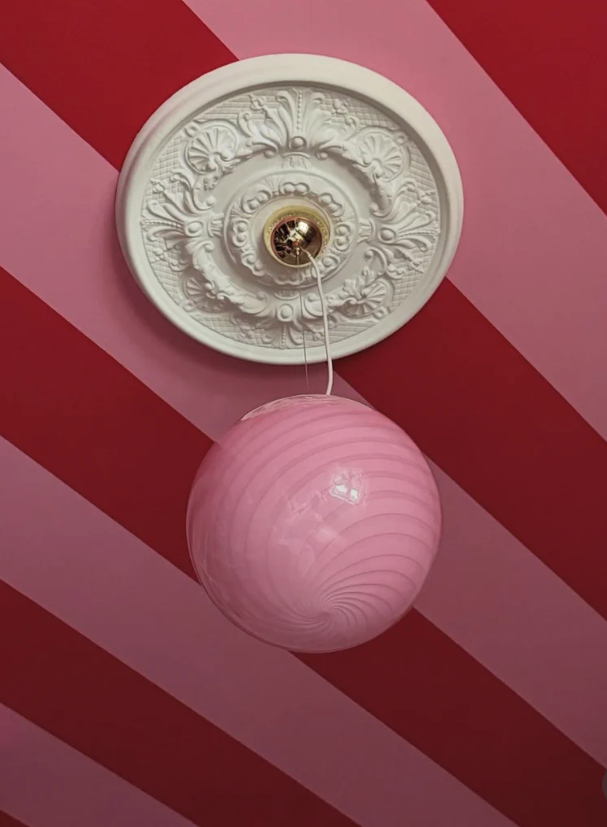 Ø30 Murano Pendel Bubble Gum Lamper