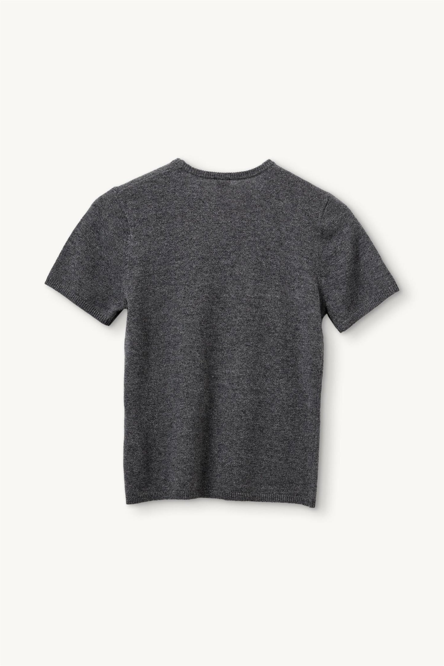 Como Knit Tee Grey Melange Gensere