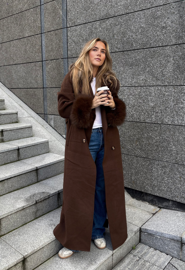 Marta Maxi Coat Brown Yttertøy