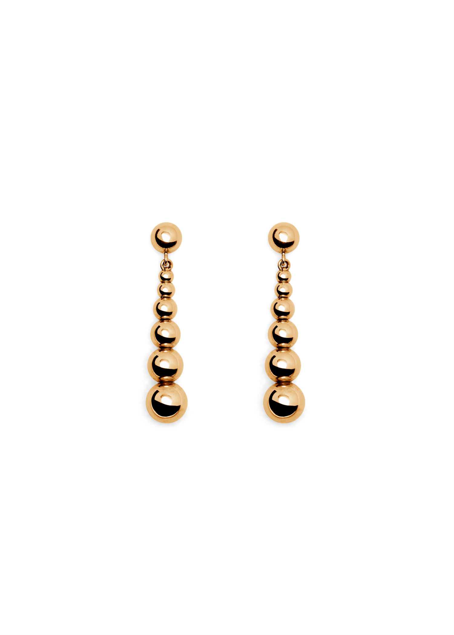 The Rebecca Earrings Gold Øredobber