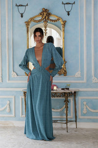 Mabel Maxi Dress Turquoise Kjoler