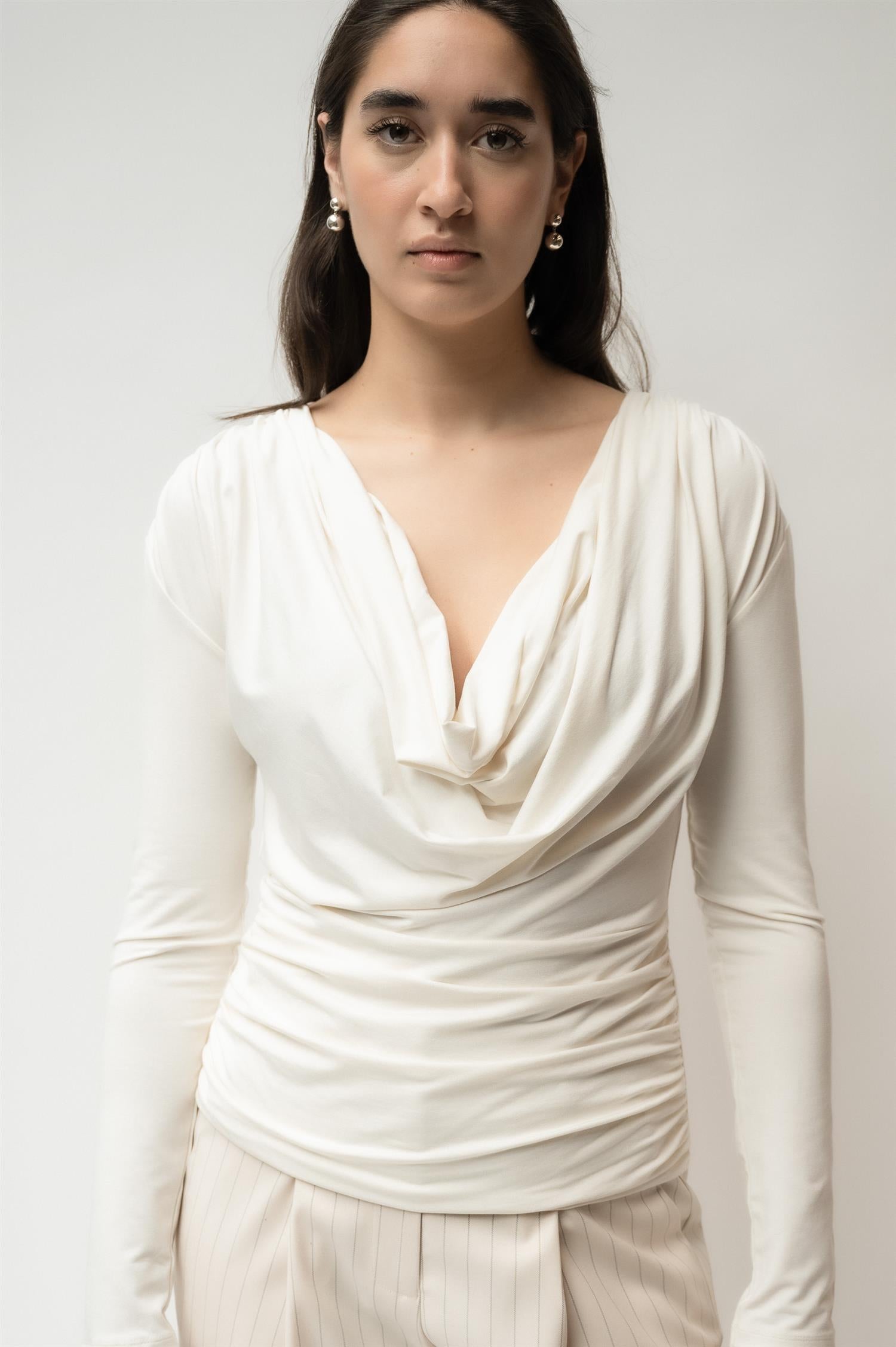 Aludra Sweater Coconut Milk Bluser