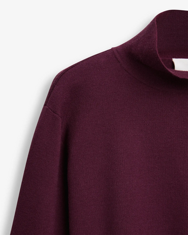 Serge Sweater Burgundy Gensere