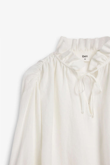 Bluser | BROOKE BLOUSE - LINEN WHITE