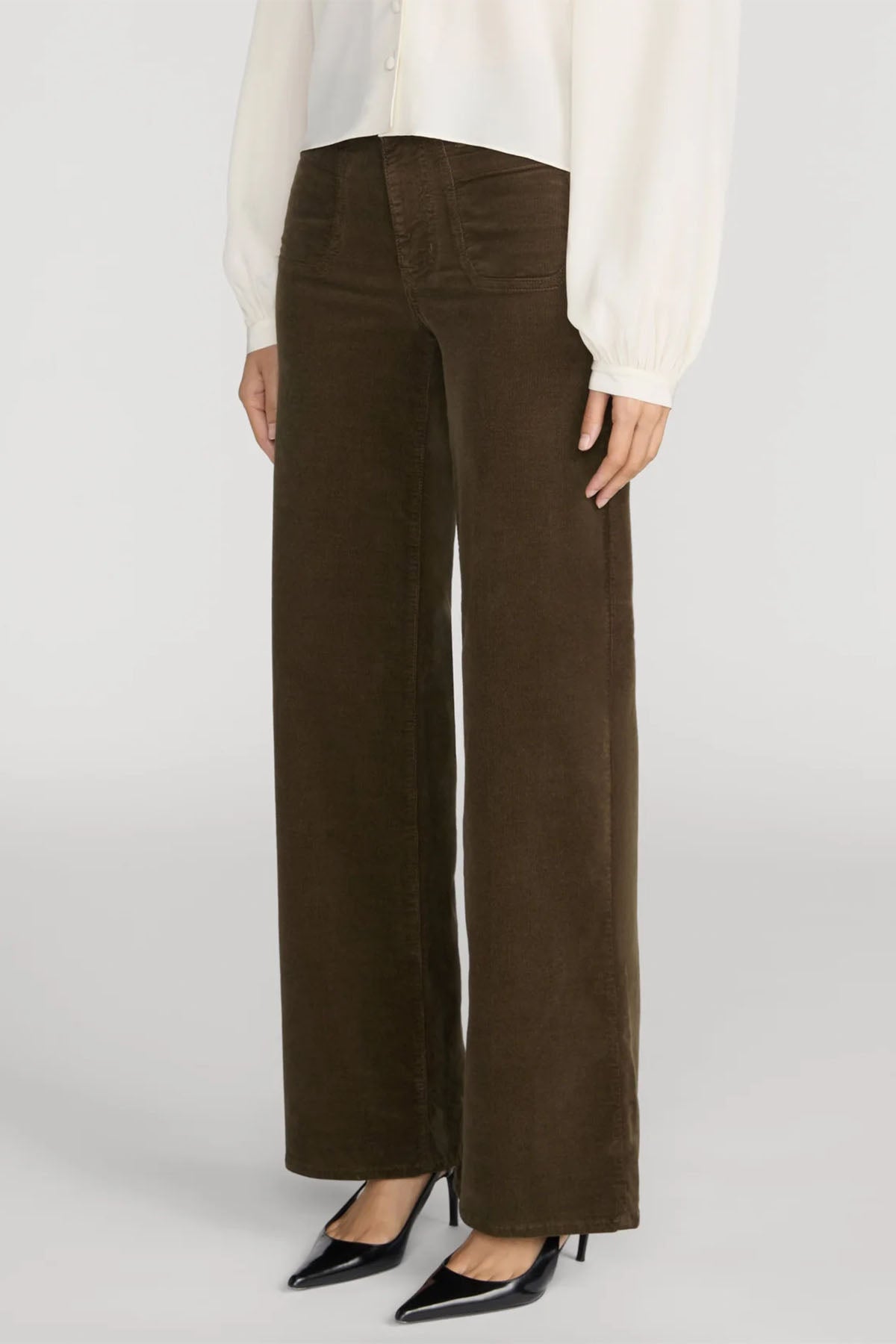 Bukser | Le Slim Palazzo Modernist Pocket Corduroy