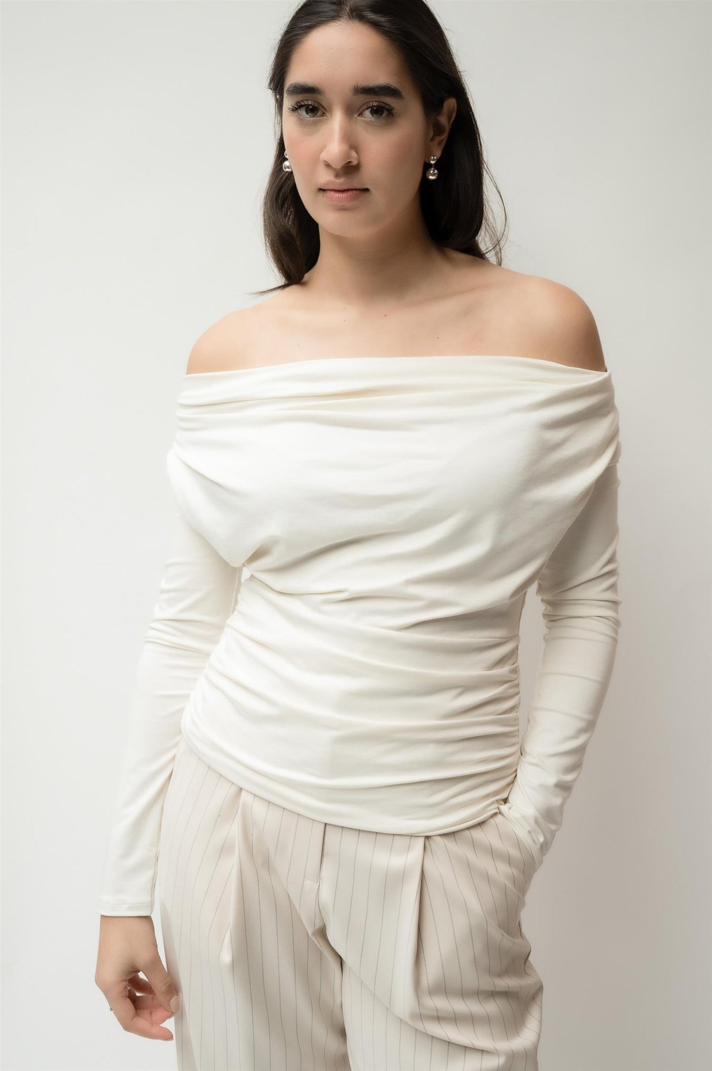 Aludra Sweater Coconut Milk Bluser