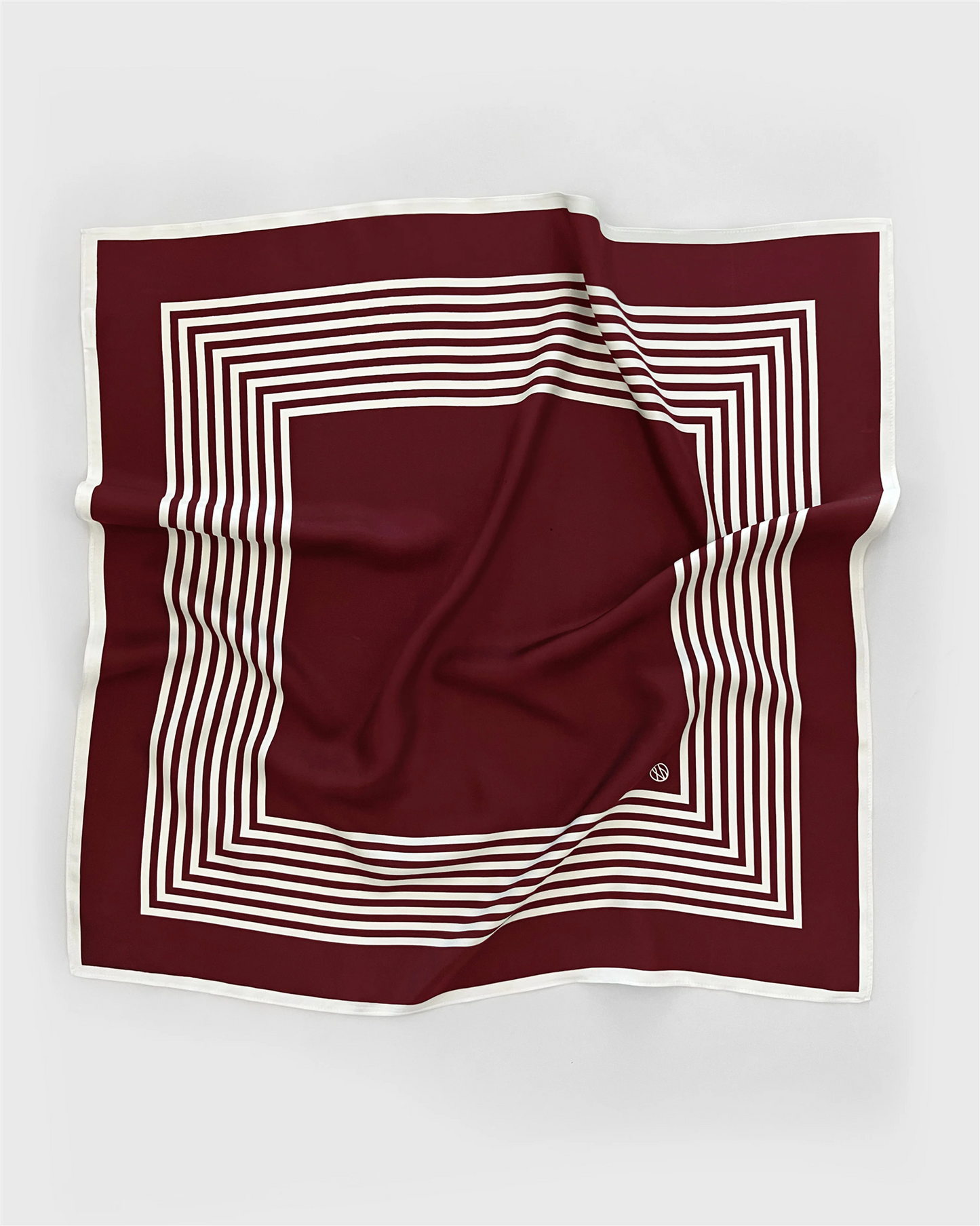 No.13 Scarf Wine Red & Cream Tilbehør