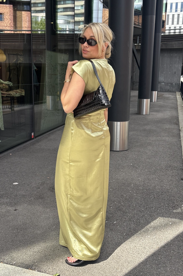 Kjoler | Zephyr Dress Sage Green