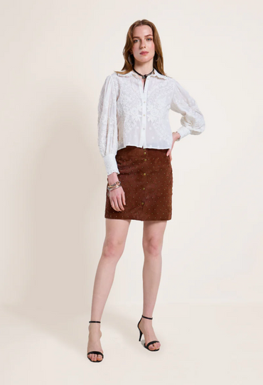 Chetna Top Simply White Bluser