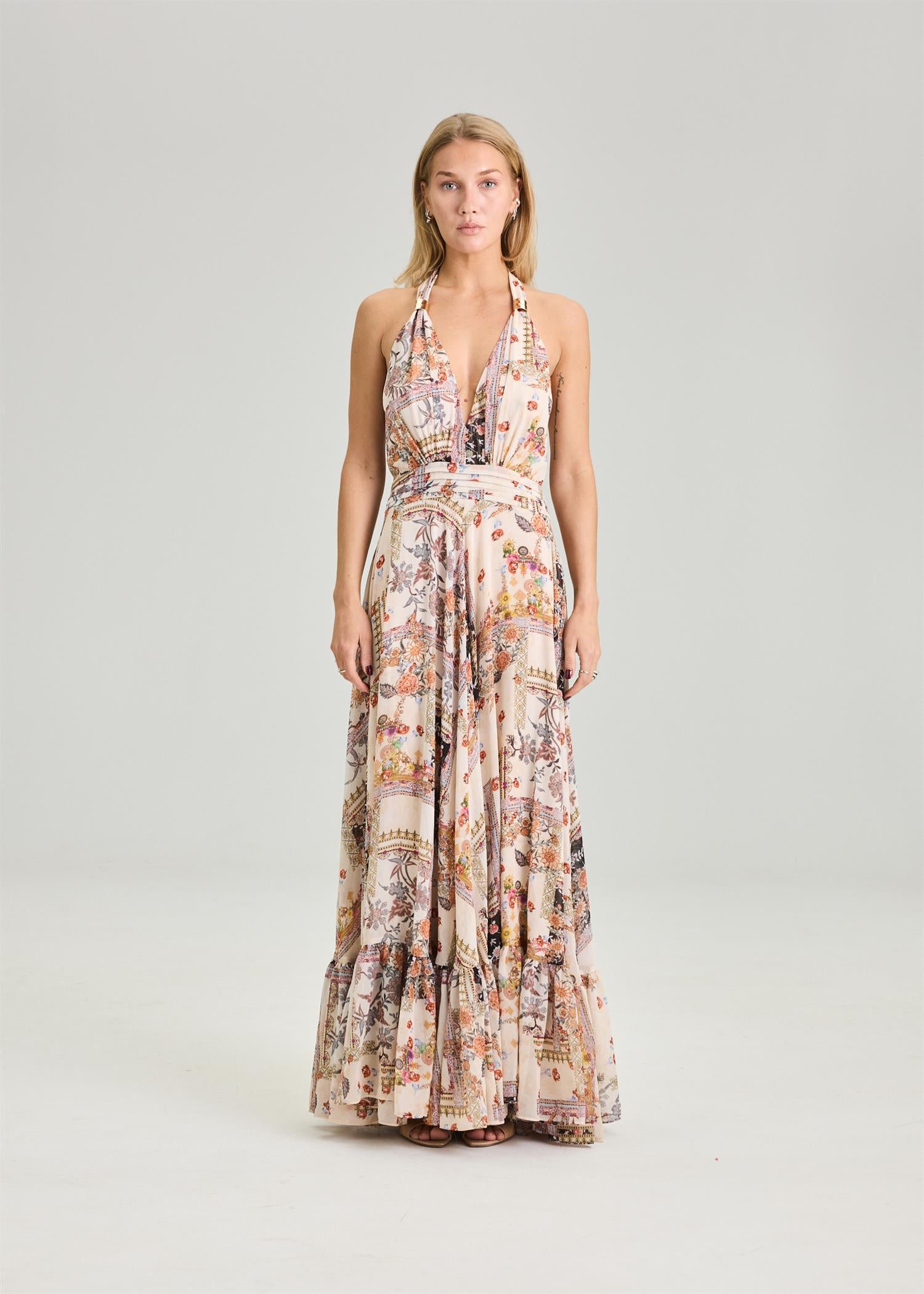 Pearl Bohemian Dress Bohemian Artwork Kjoler