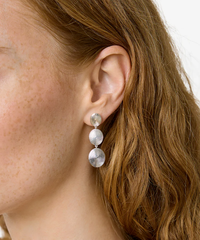 The Ruby Earrings Silver Smykker