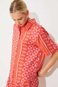 Luz Blouse Geranium Bluser