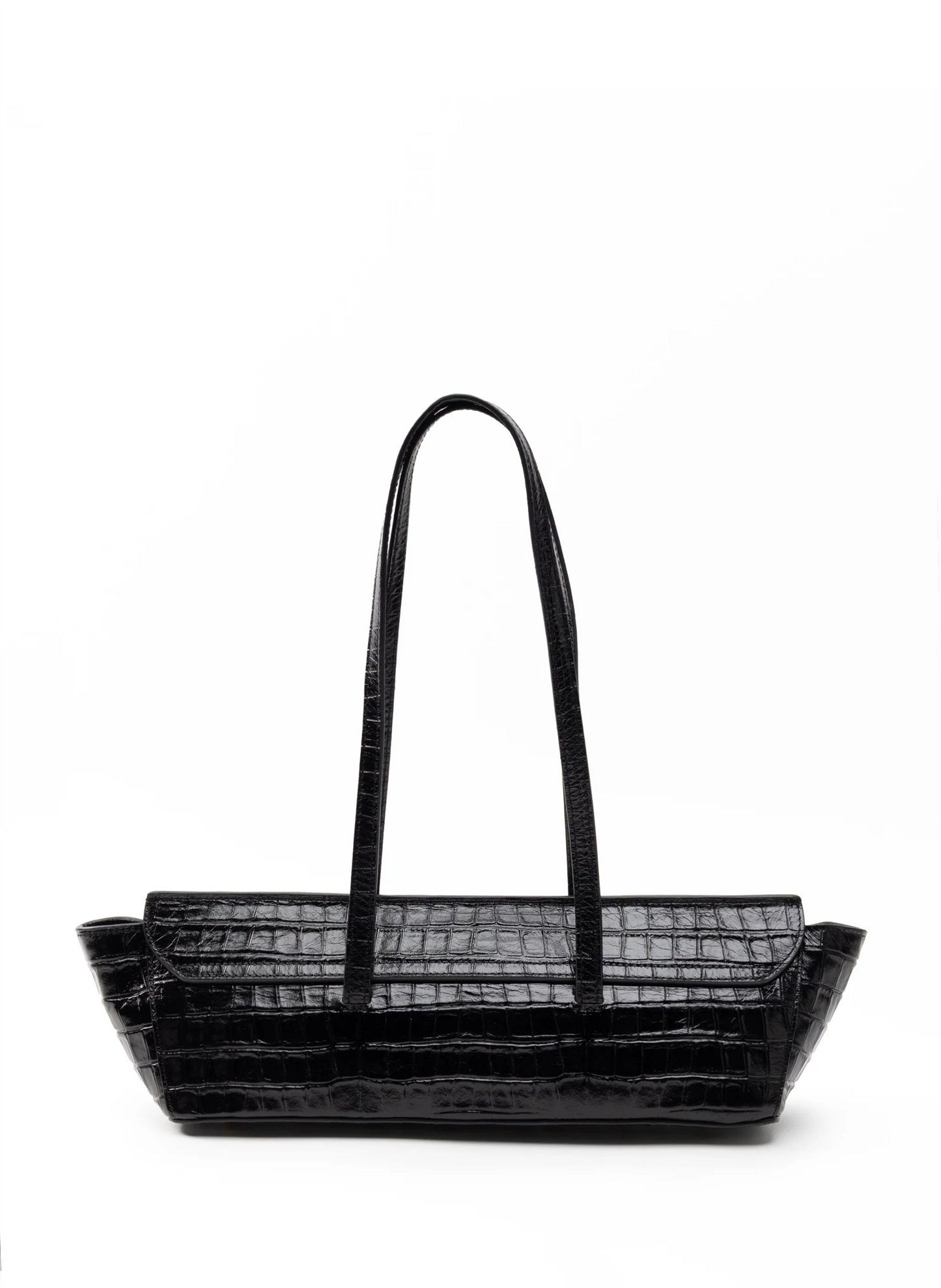 Le Bateau Croco Leather Black Vesker