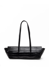 Le Bateau Croco Leather Black Vesker