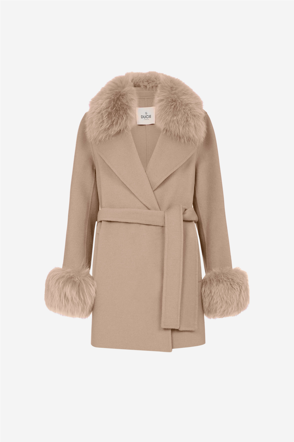 Marta Short Coat Beige Yttertøy