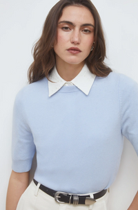 Perseal Sweater Bleu Ciel Gensere