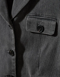 Merci Jacket Black Denim Jakker