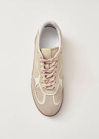 Tb. 490 Rife Grain Cream Leather Sneakers Sko