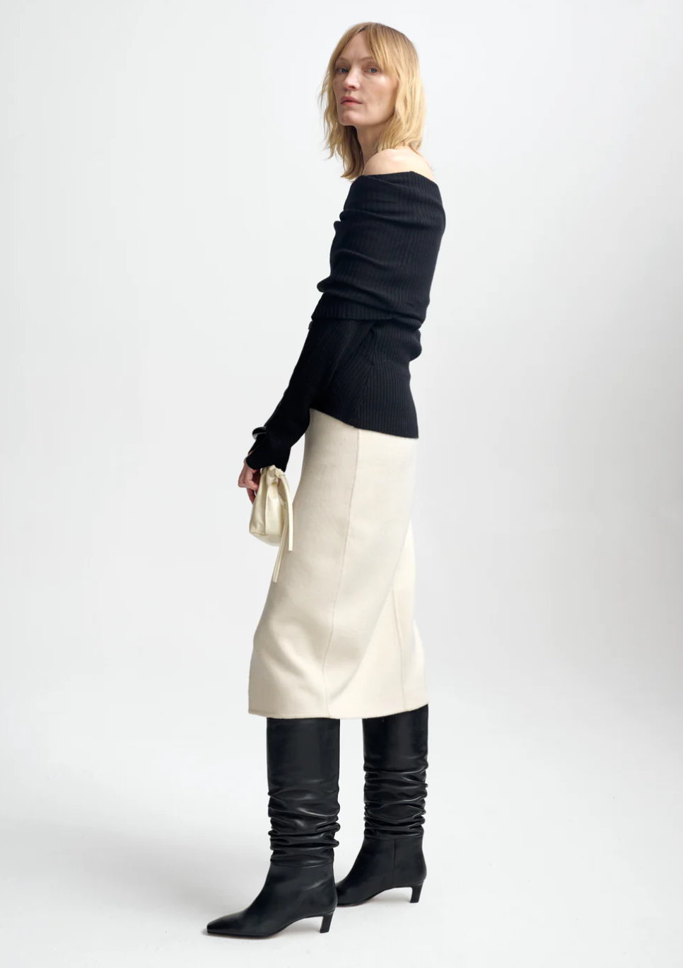 Talina Merino Top Black