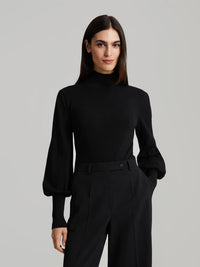 Kasian Knit Black Gensere