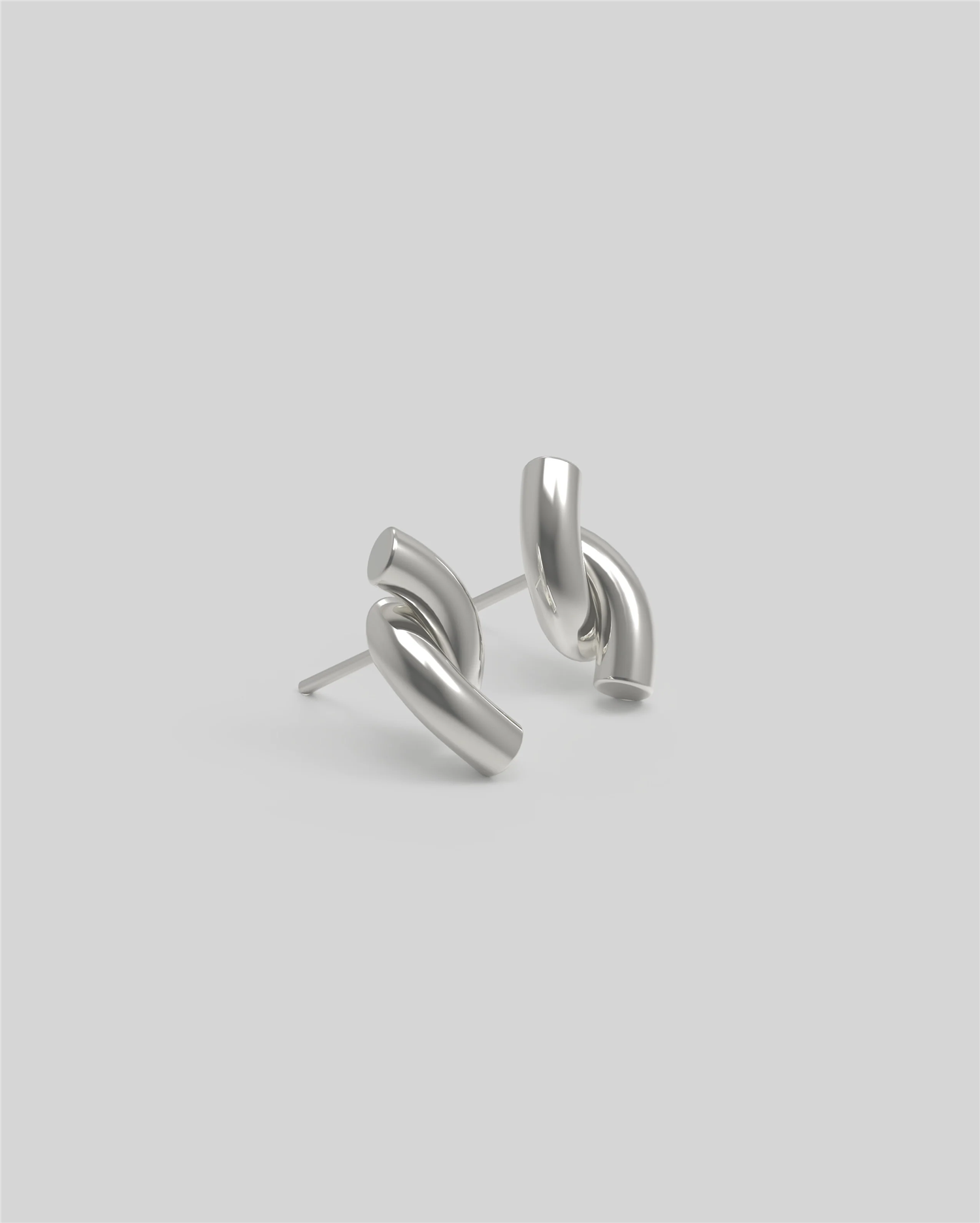 Rose Studs Silver Øredobber