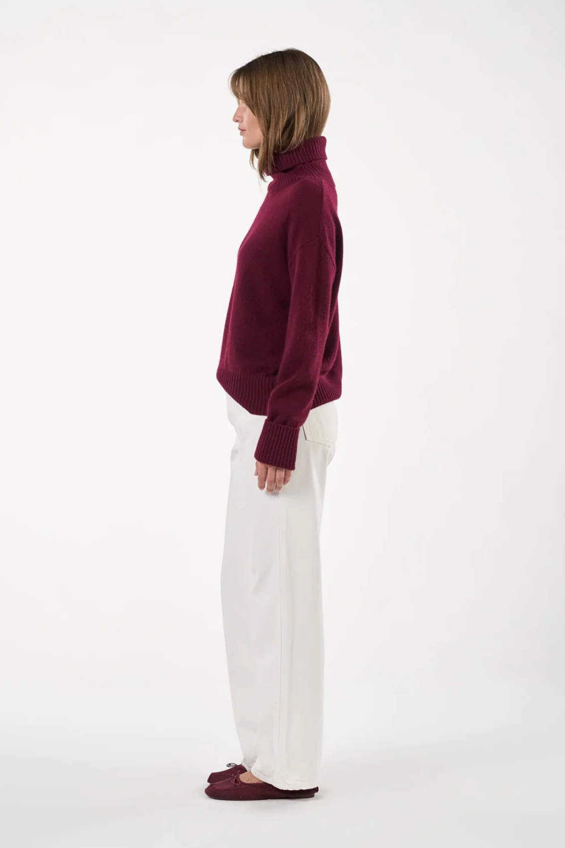 Merle Jumper Bordeaux Gensere