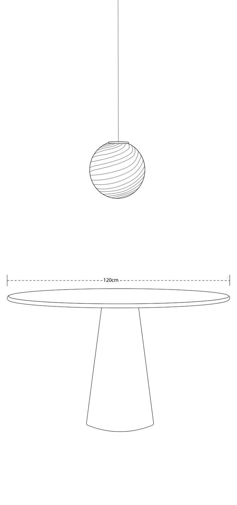 Ø30 Murano Pendel Gul Lamper