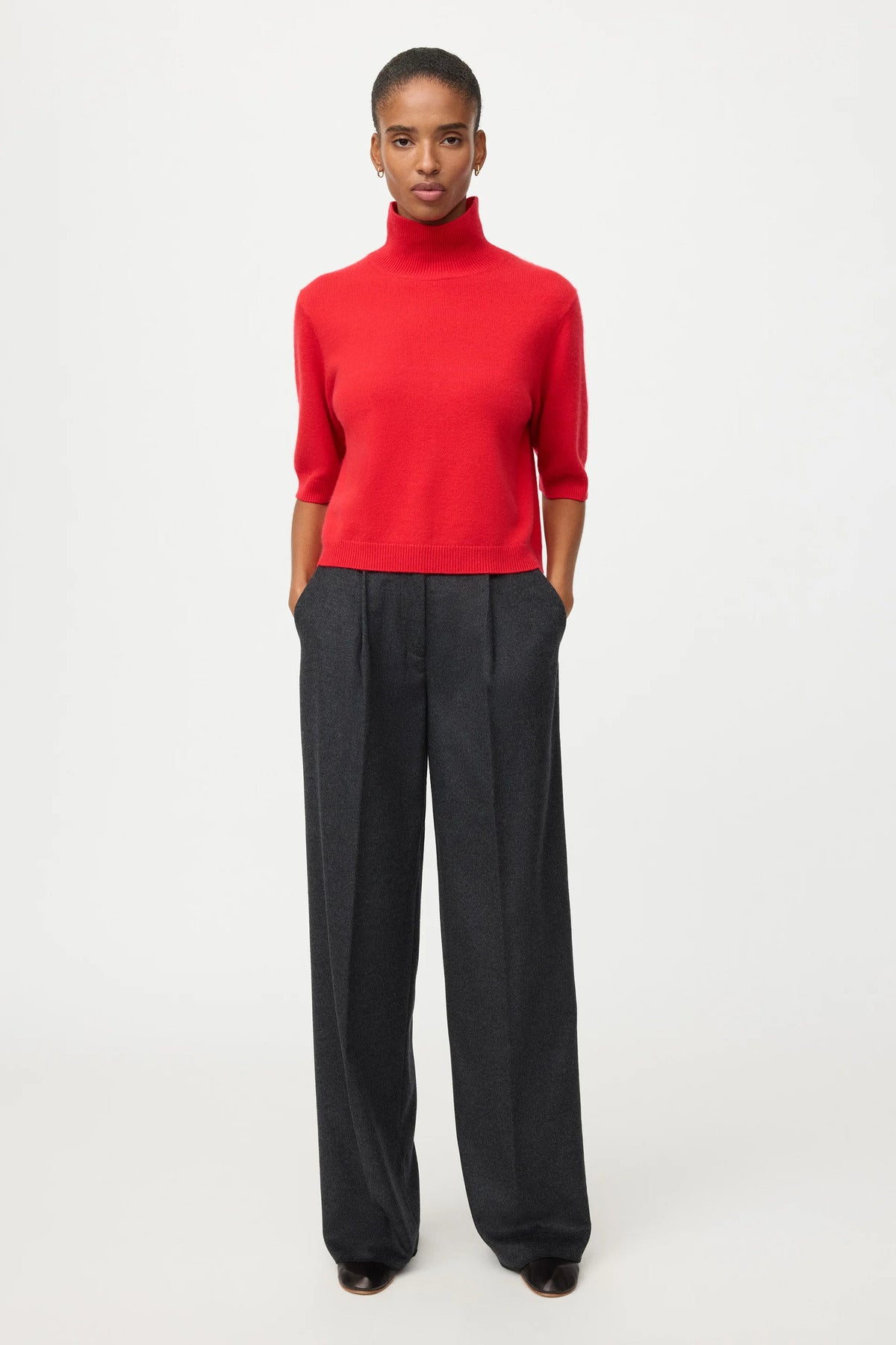 Short Sleeve Turtleneck