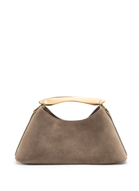 Mini Boomerang Suede Taupe Vesker