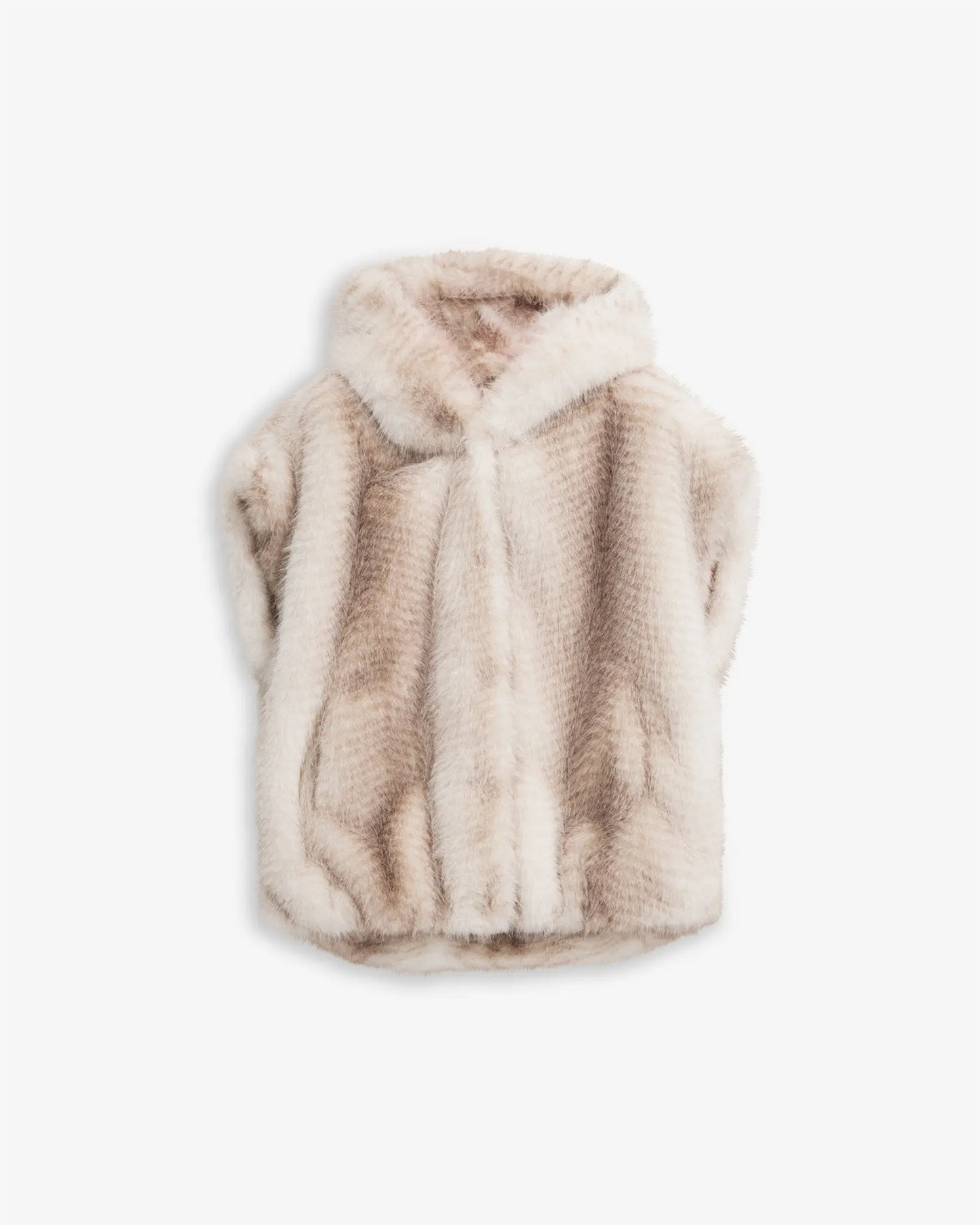 Posh Faux Fur Vest Cream Yttertøy