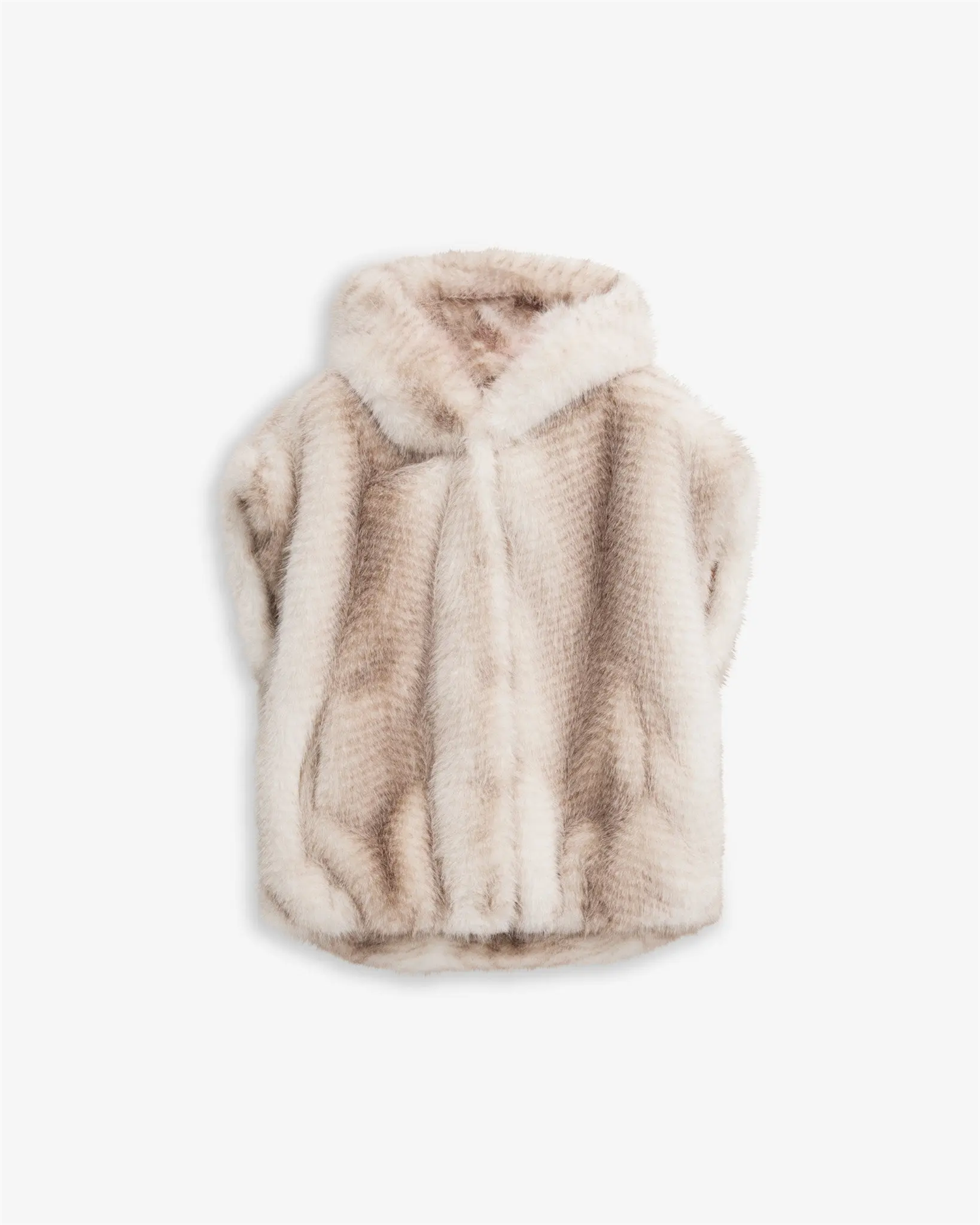 Posh Faux Fur Vest Cream Yttertøy