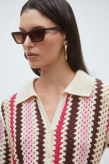 Gigi Top Rose Bluser