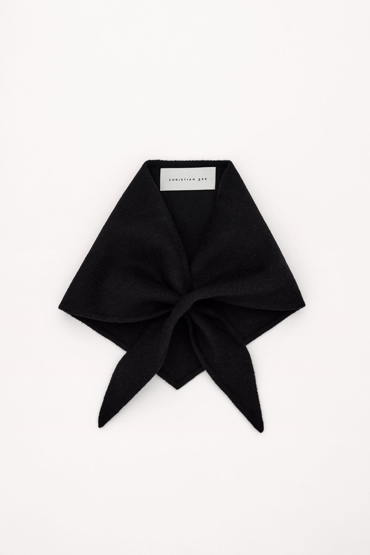 Noah Wool Scarf Black Skjerf