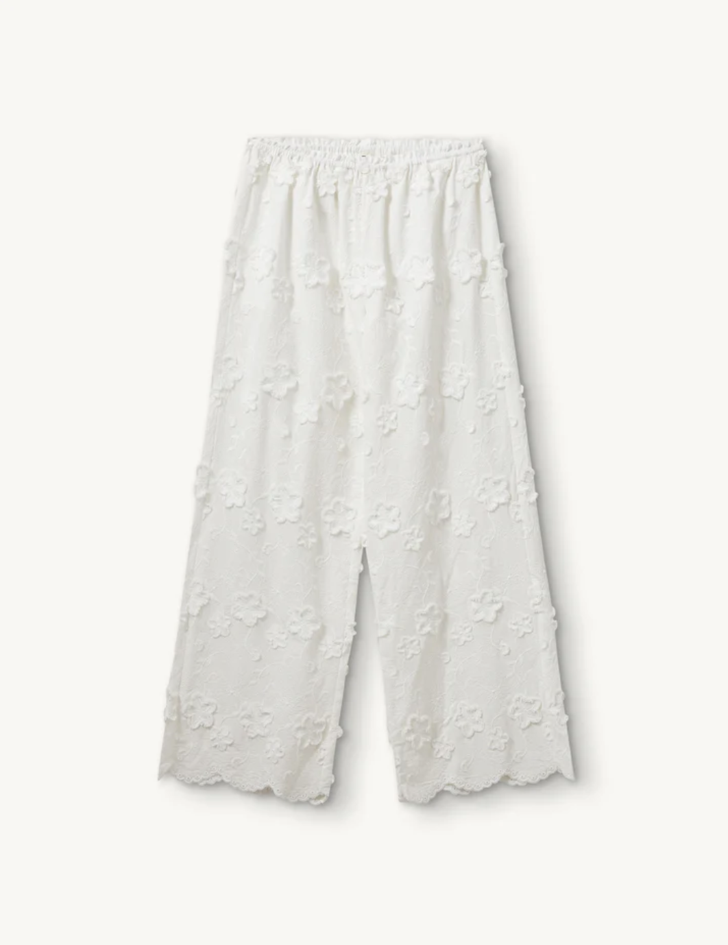 Fleur Pants Cream Bukser