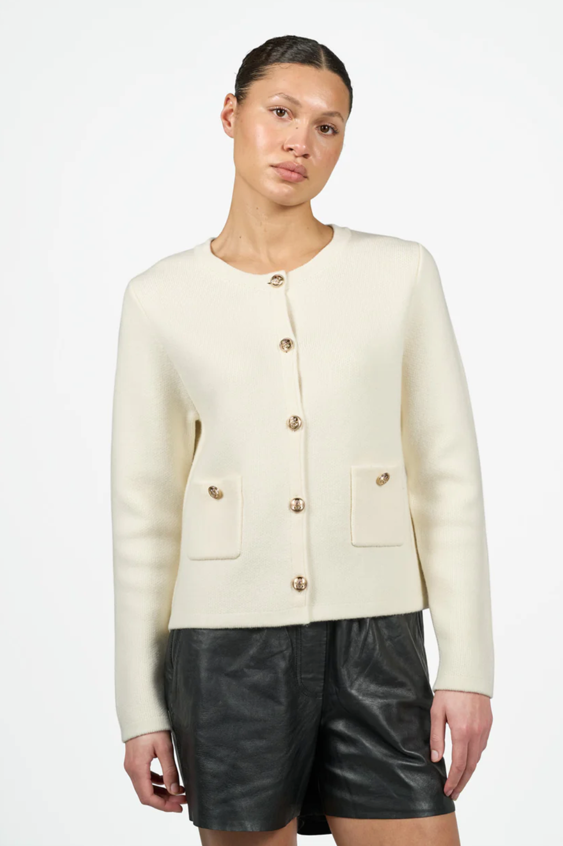 Lucca Cardigan Off White Cardigans