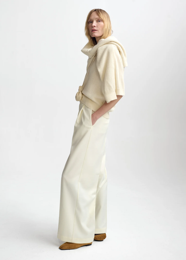 Sharon Trouser Eggshell Bukser
