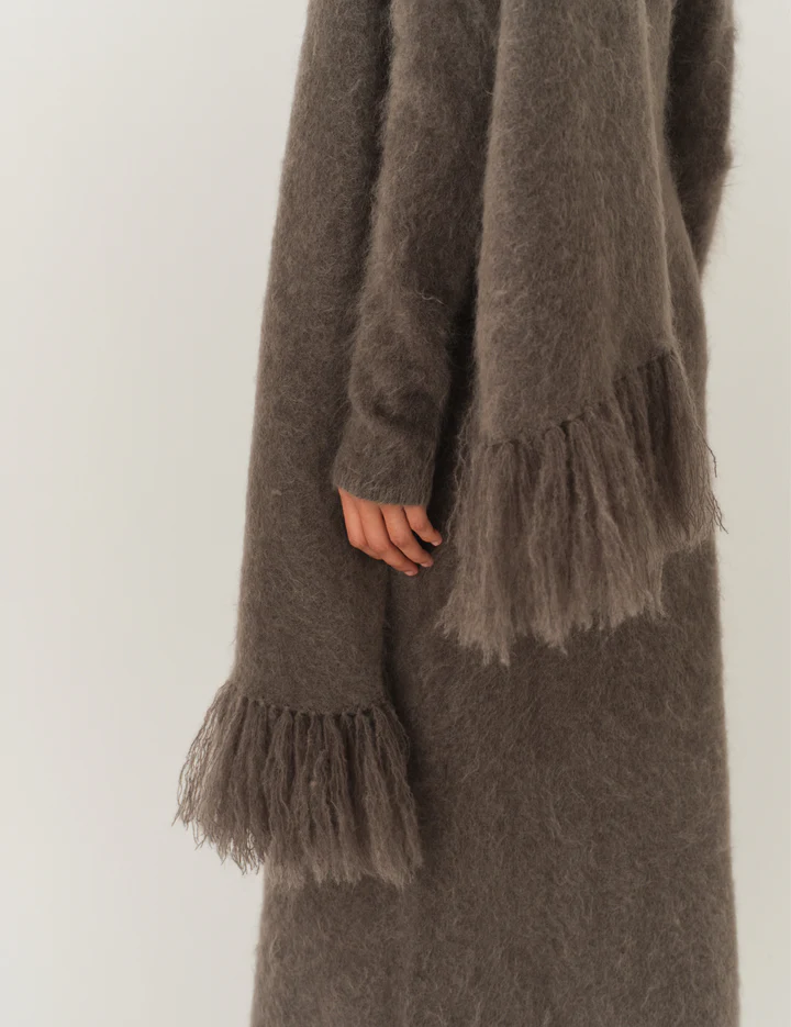 Roma Dress Grey Melange Kjoler