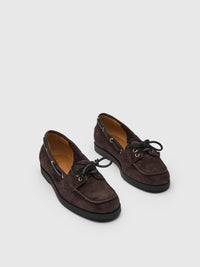 Nesso Walnut Suede Loafers Sko