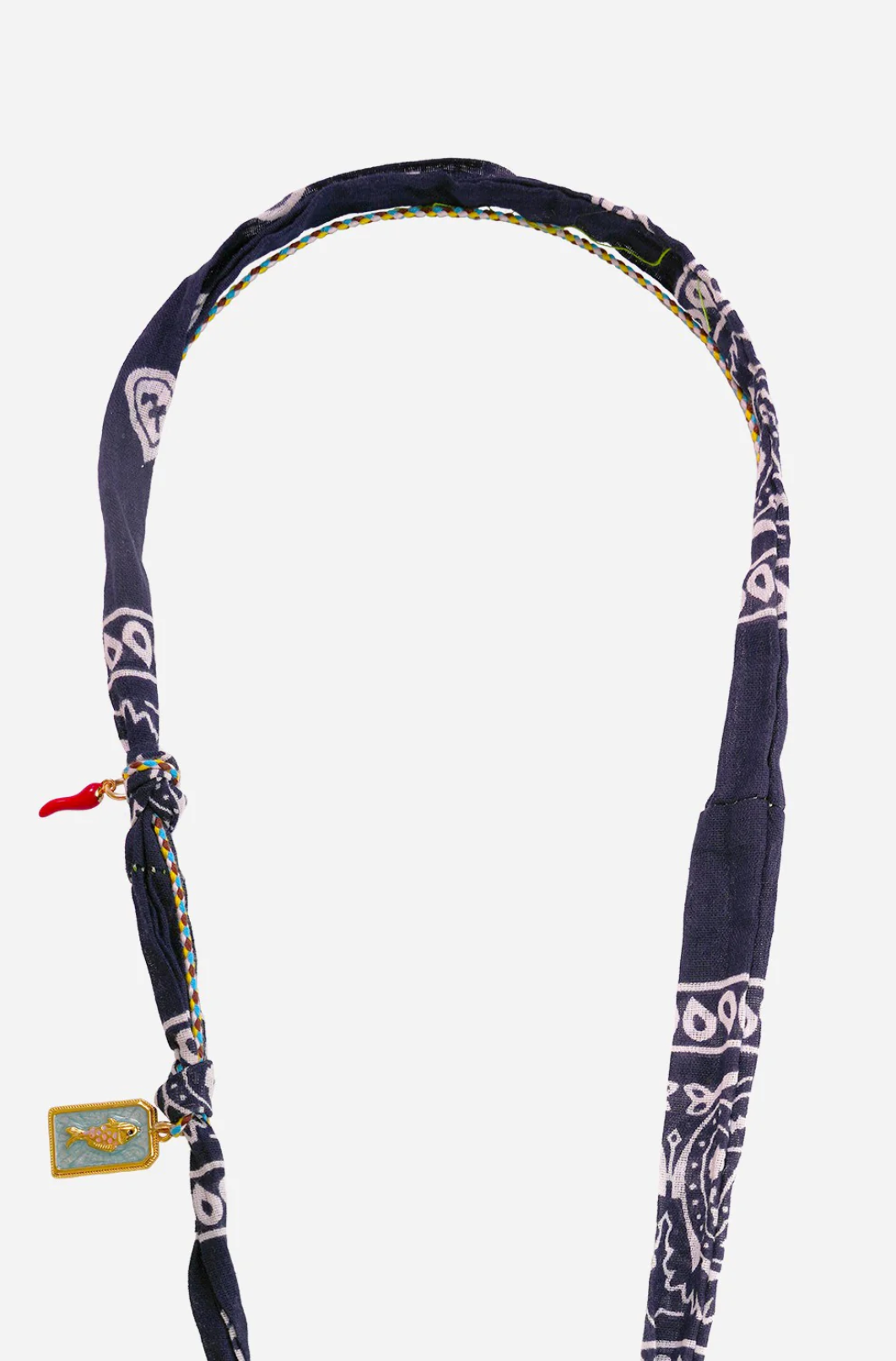 Accessories | Laia Bandana Bleu Tresse-Charm