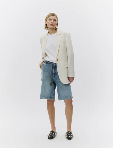 Elijah Shorts – Blue Soft Denim Shorts