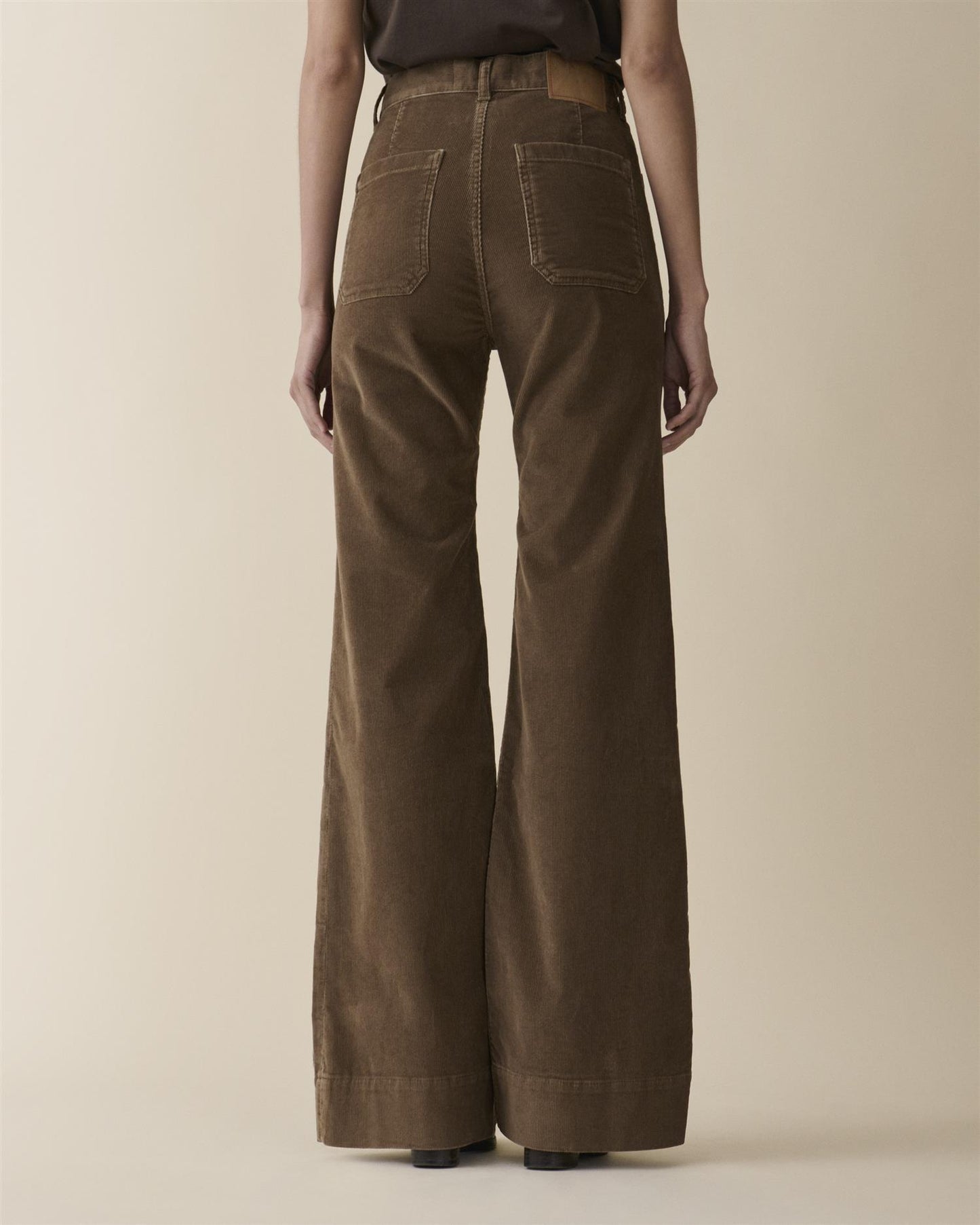 St Monica Brown Corduroy Bukser