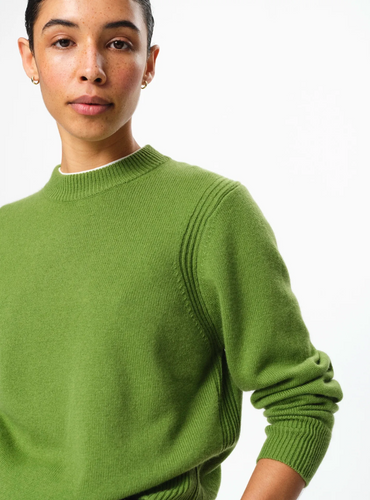 Alma Sweater Tulip Green Gensere
