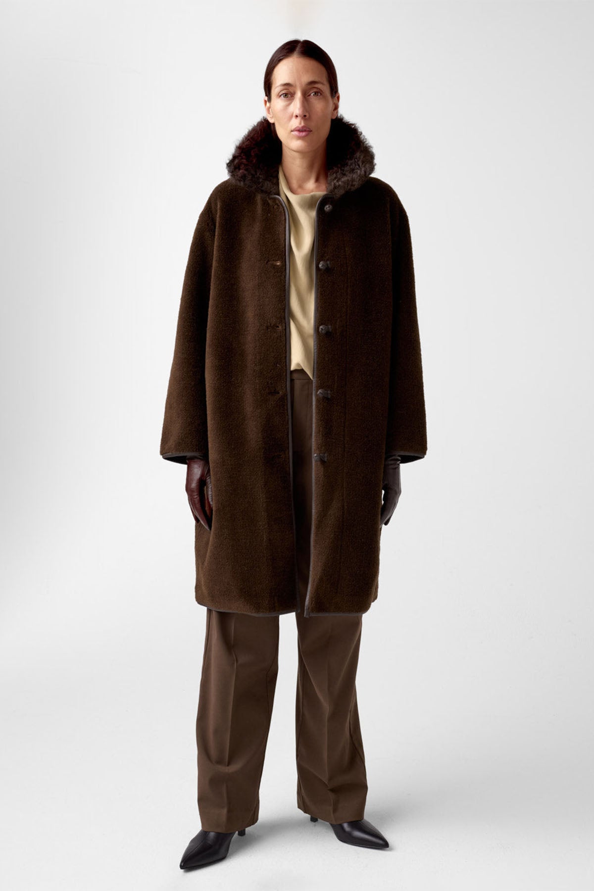 Elda lamb fur coat