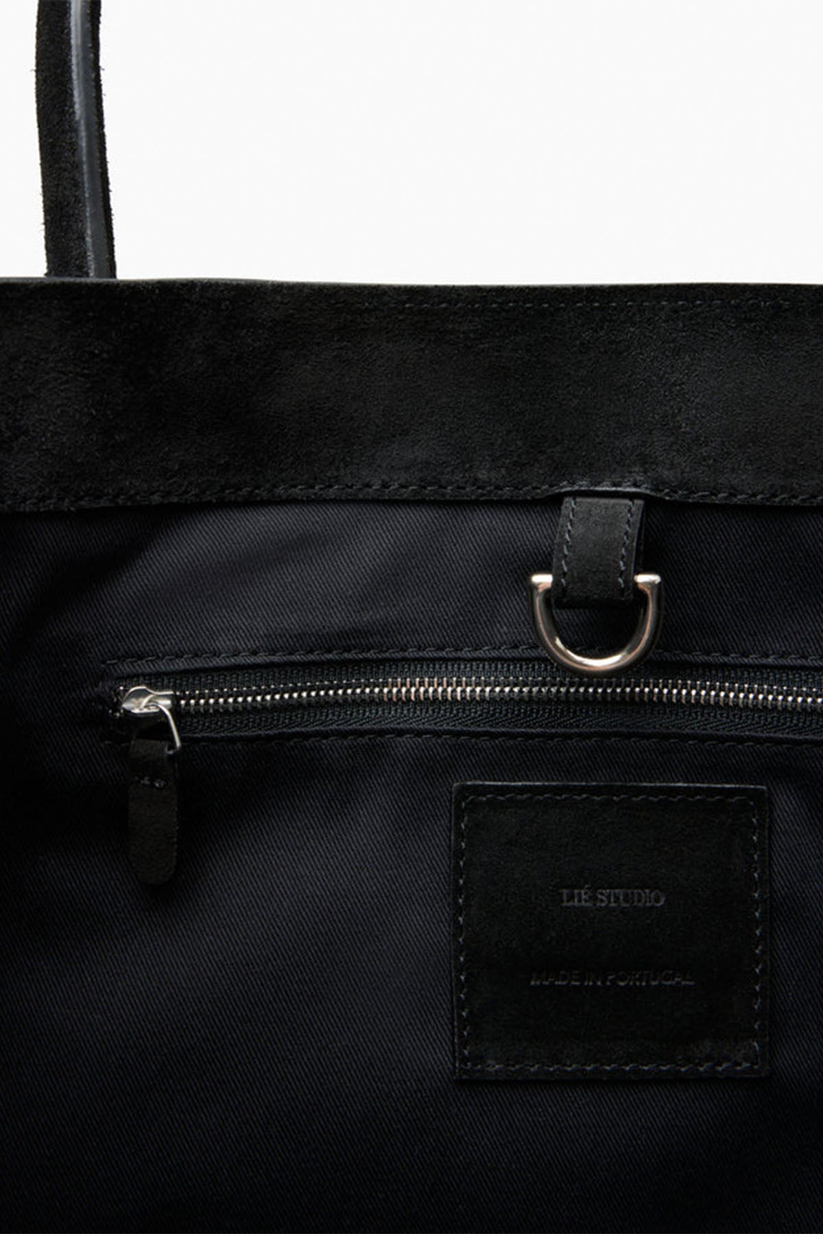 The Grace Tote - Black Suede