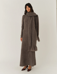 Roma Dress Grey Melange Kjoler