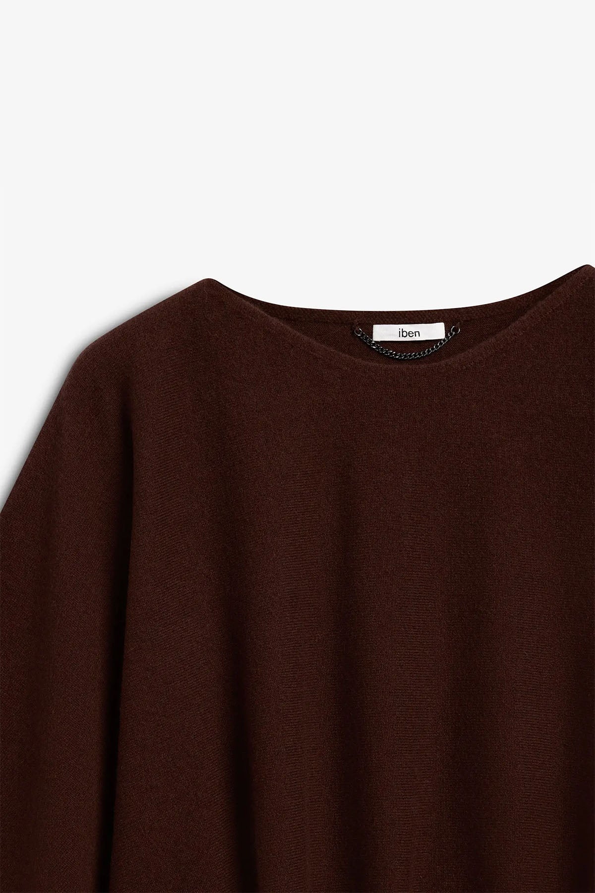 Gensere | Enzo Merino Poncho Cocoa Brown