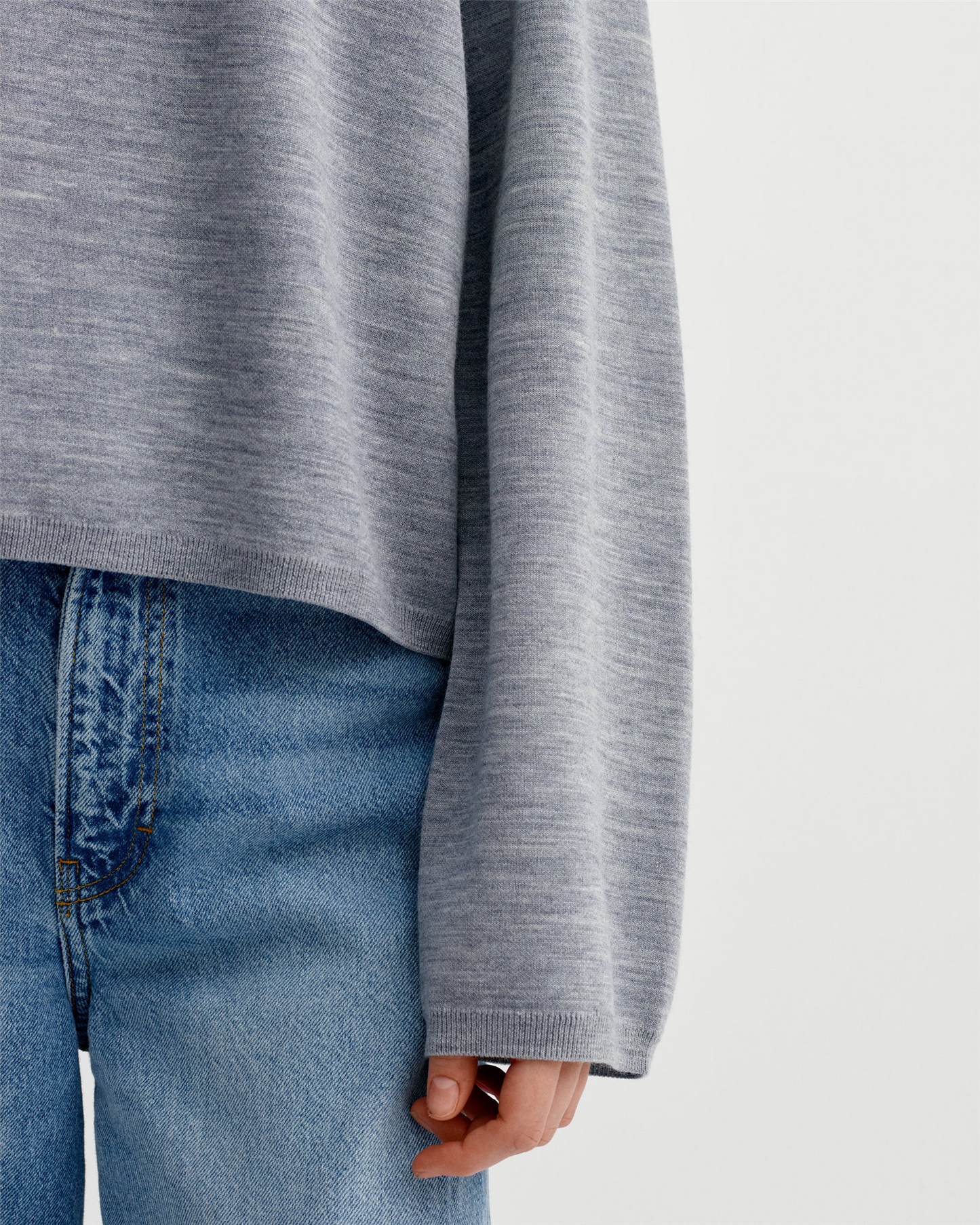 Montreal Sweater Blue Grey Gensere