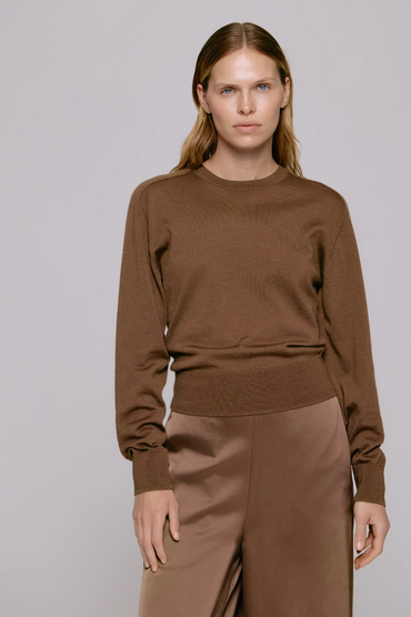 Hanne Sweater Brown Gensere