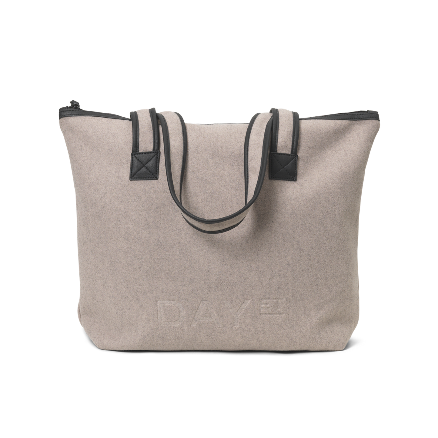 Day Woolen Bag M Taupe Melange Vesker